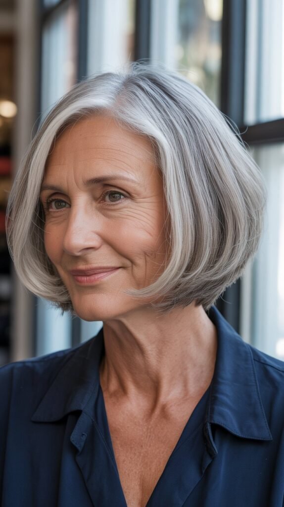 Sleek Side-Parted Bob