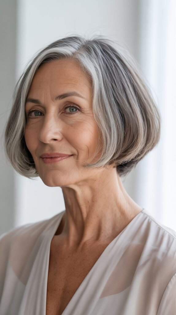 Angled Bob with Shorter Back