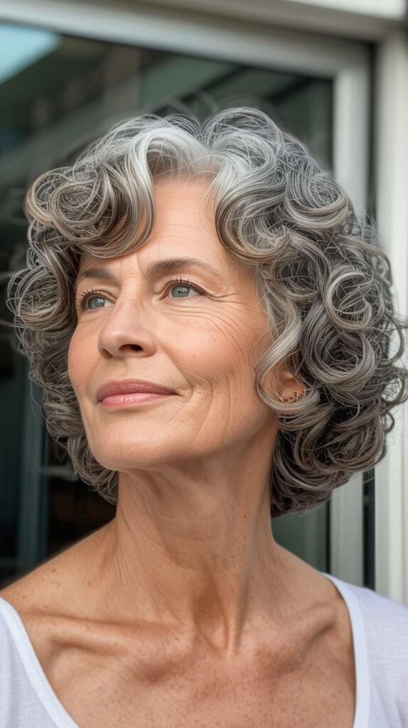 Curly Bob with Defined Curls