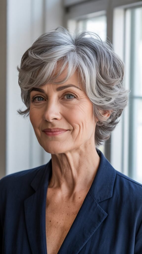 Short Cropped Cut with Texture