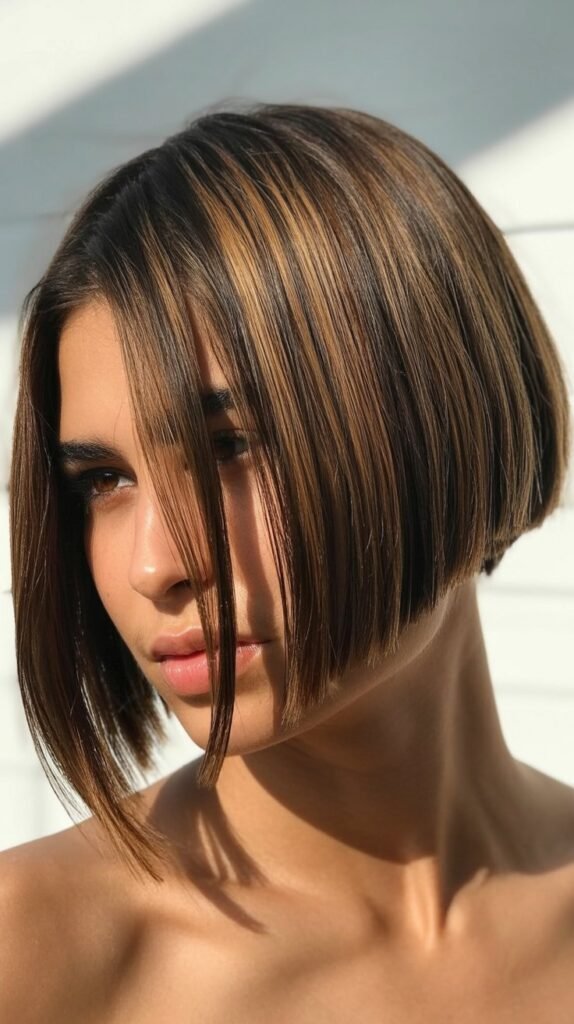 Asymmetrical Angled Bob