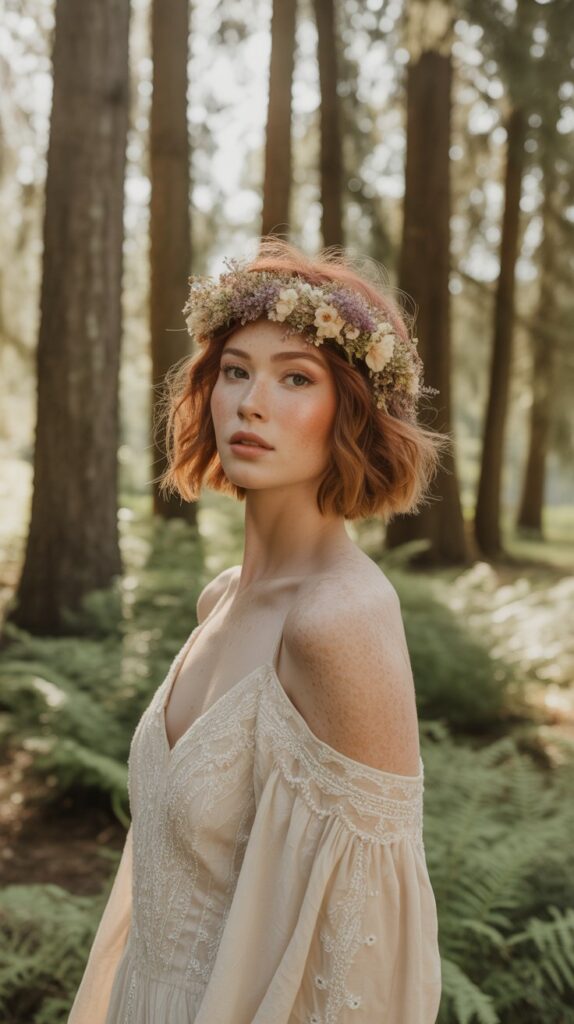 Braided Crown for Short Hair