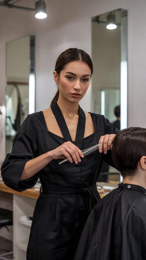 33 Polished Summer Hairstylist Outfits for Work 17 Jumpsuit with Strategic Cutouts