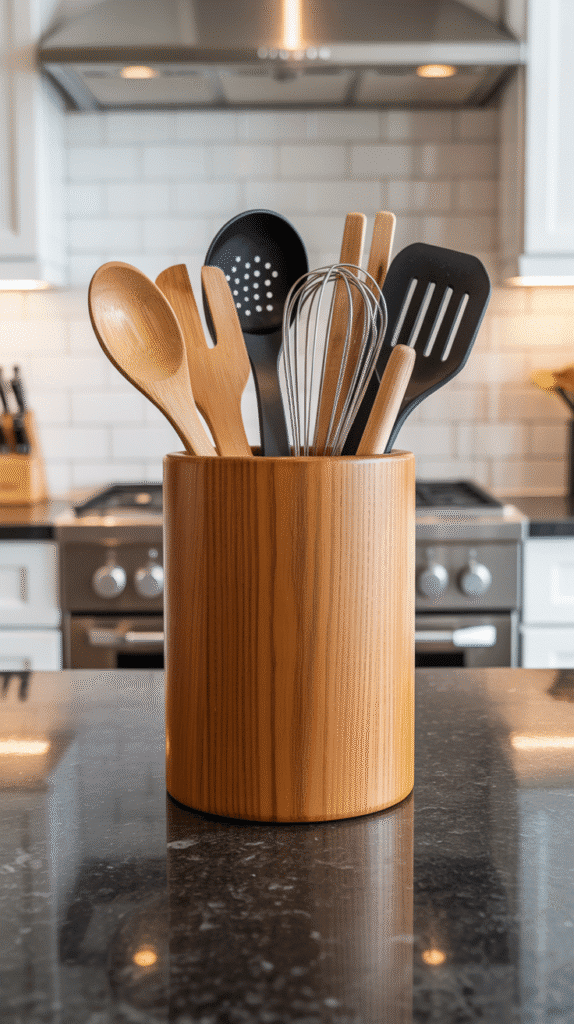 Top 37 Small Wood Projects to Sell Fast 16 Wooden Utensil Holders