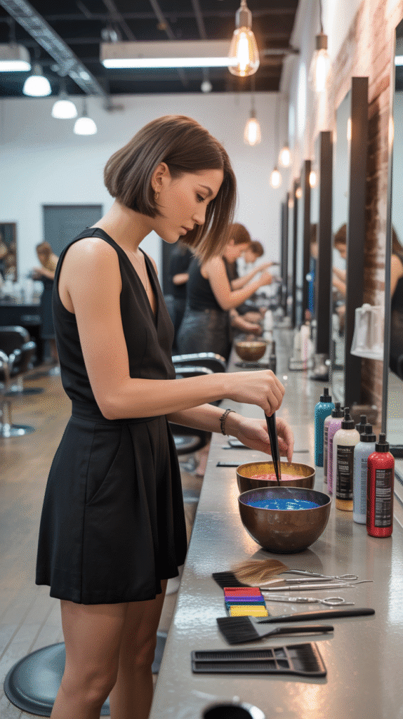 34 Breezy Summer Hairstylist Outfits for Work 16 Sleeveless Romper in Quick-Dry Fabric