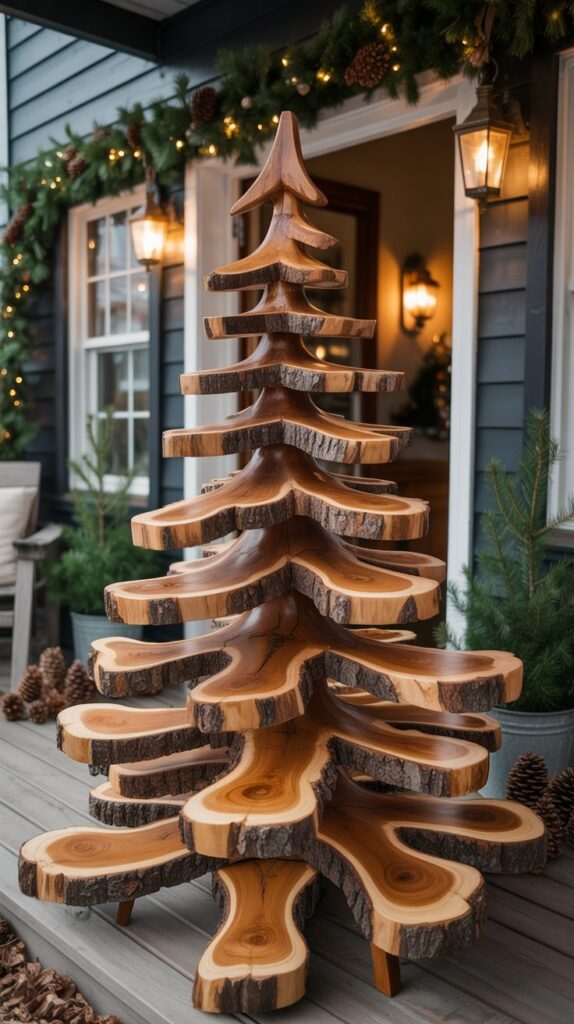 36 Wooden Christmas Trees for Your Front Porch Décor 26 Popsicle Stick Wooden Trees