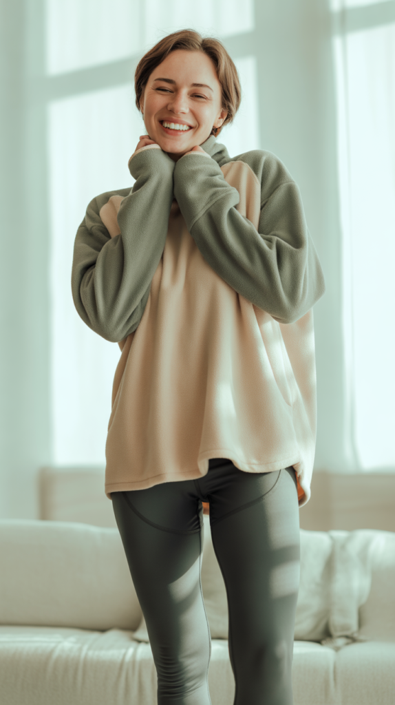 Fleece Pullover and Leggings