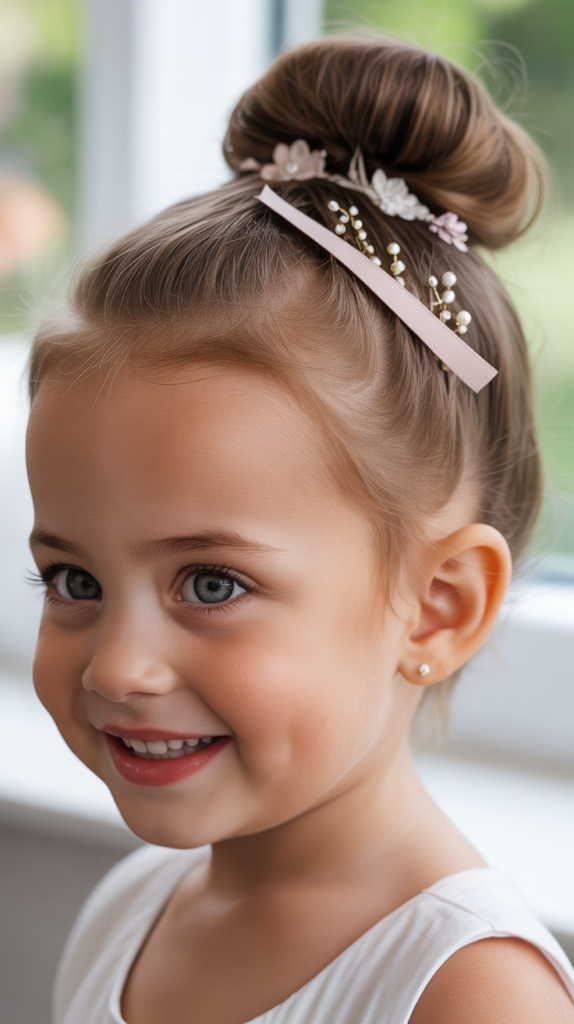 Accessorized Low Bun