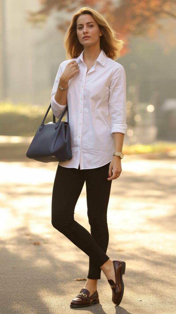 33 Trendy Casual Fall Outfits for Women with Leggings 20 Faux Fur Vest and Leggings