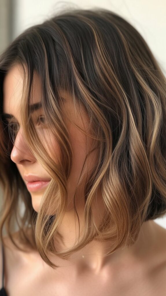 Choppy Bob with Subtle Balayage