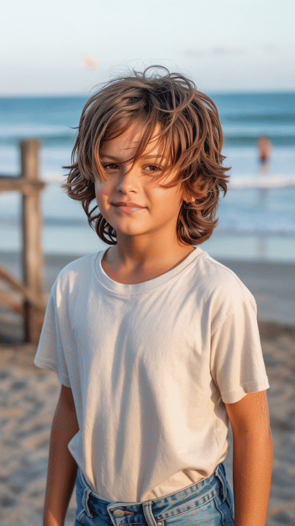 Top 30 Stylish Children Hairstyles for Little Boys That Are Totally Adorable 23 The Shaggy Layers