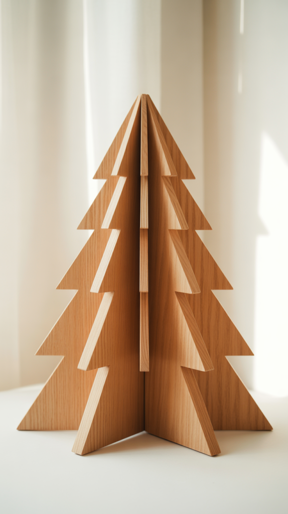 Geometric Modern Wooden Tree