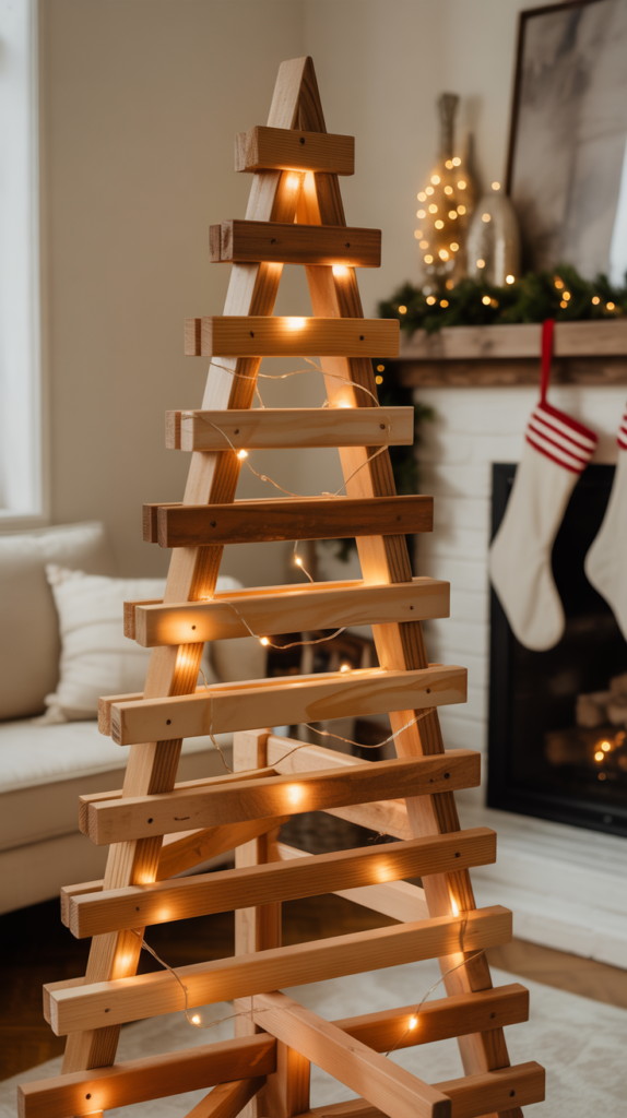 Ladder-Style Wooden Christmas Tree