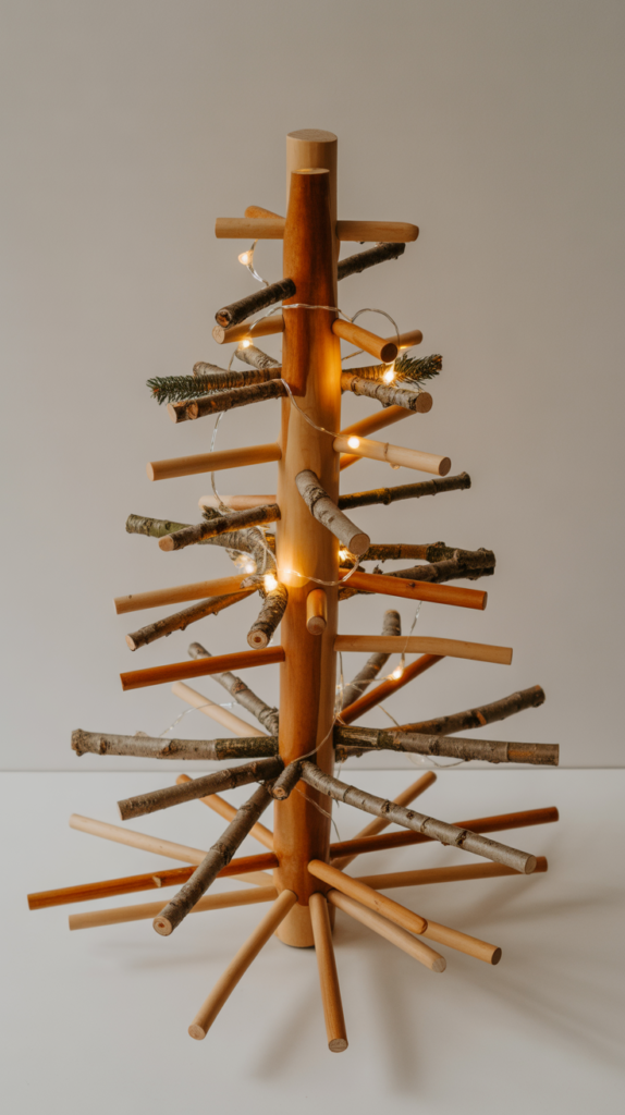 Dowel and Branch Wooden Tree