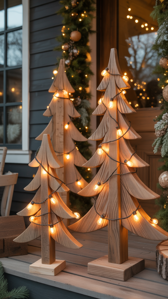 Marquee Light Wooden Trees