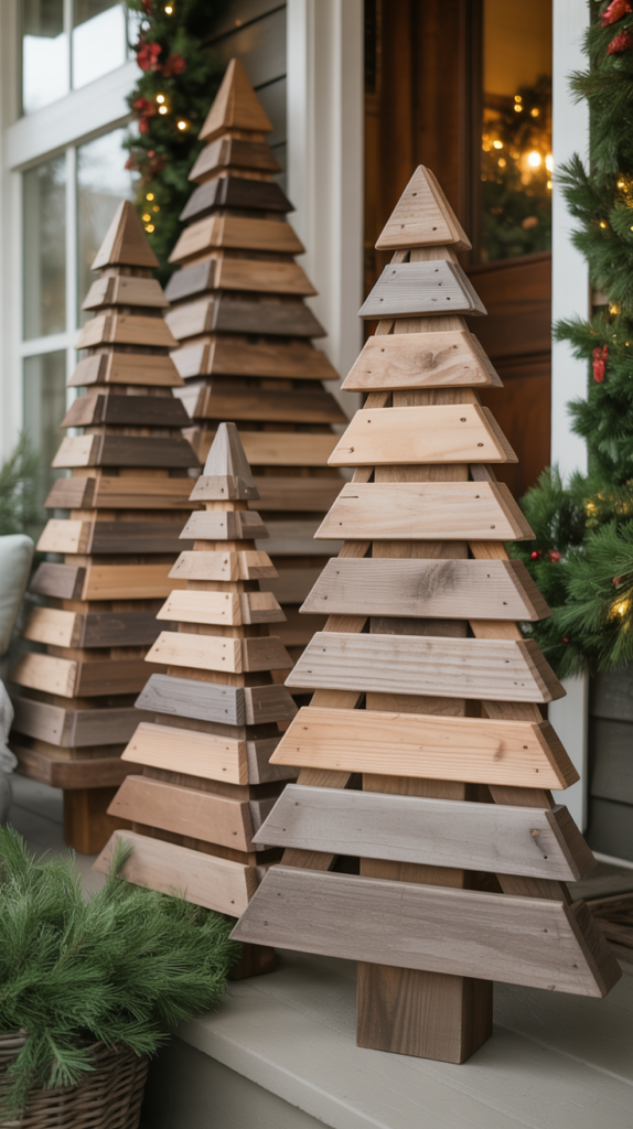 Board and Batten Christmas Trees