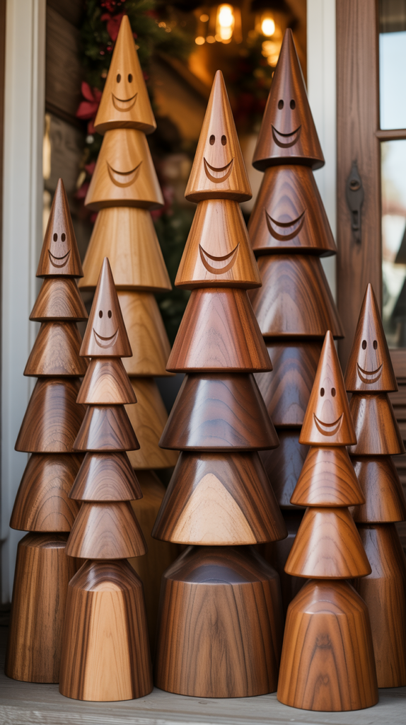 Multi-Tone Stained Christmas Trees