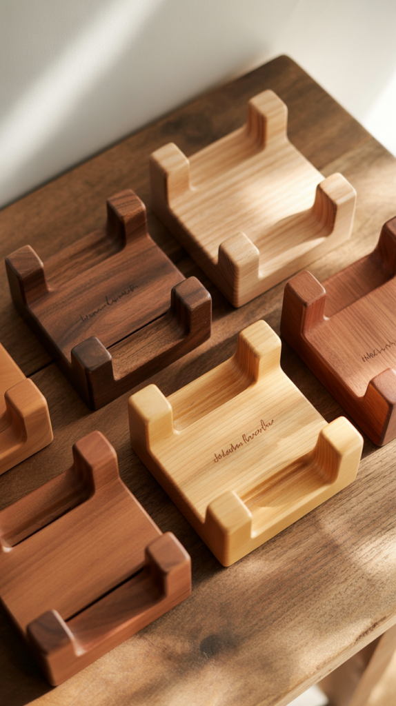 Wooden Coaster Holders