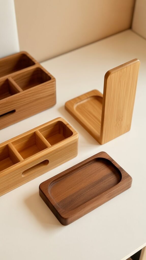 Wooden Desk Organizers