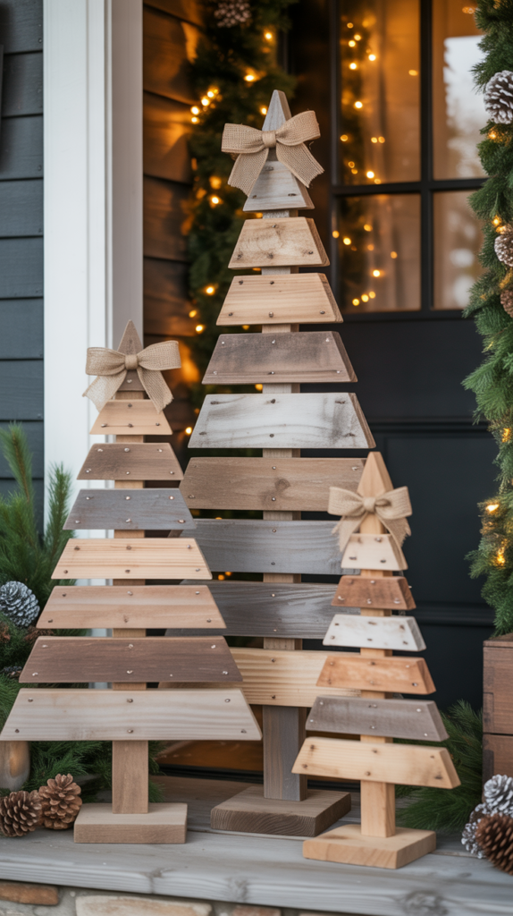 Plank Sign Christmas Trees
