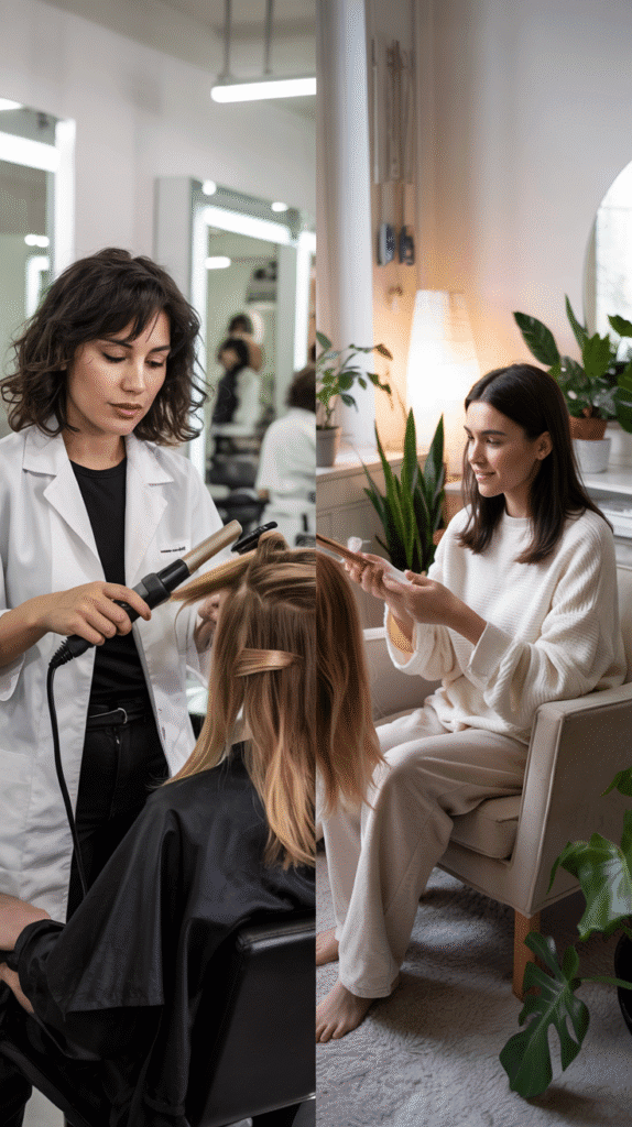 Professional vs. At-Home Maintenance