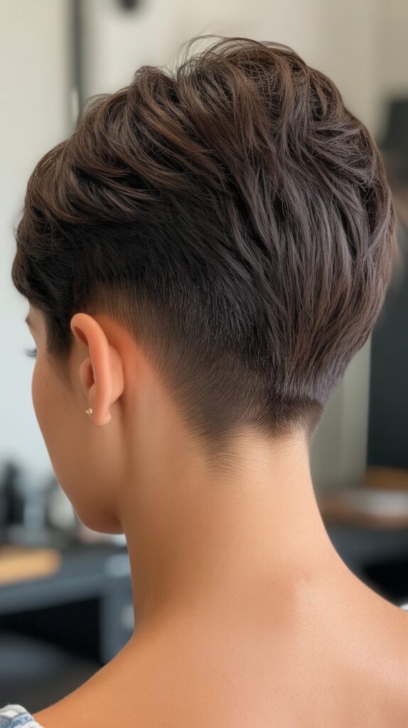 Messy Pixie with Tapered Nape