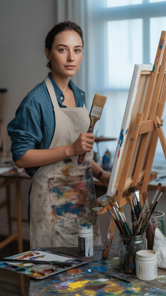 30 Fun DTI Outfit Ideas for the Self Care Sunday Non-VIP Theme 18 Painting and Creative Expression