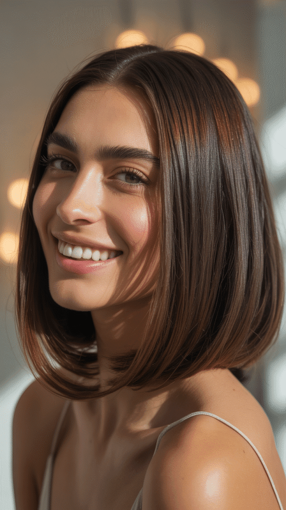 30 Chic Long Bob Haircuts for Women 30 Long Bob with Glossy Finish