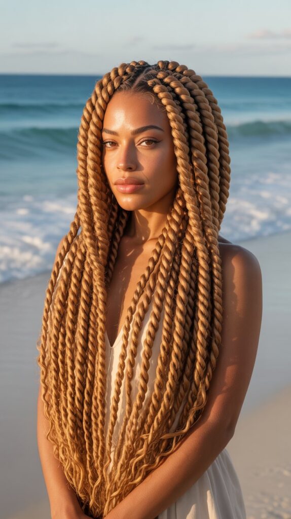 Top 33+ Baddie Hairstyles for Black Women Turn Heads 15 Senegalese Twists in Blonde