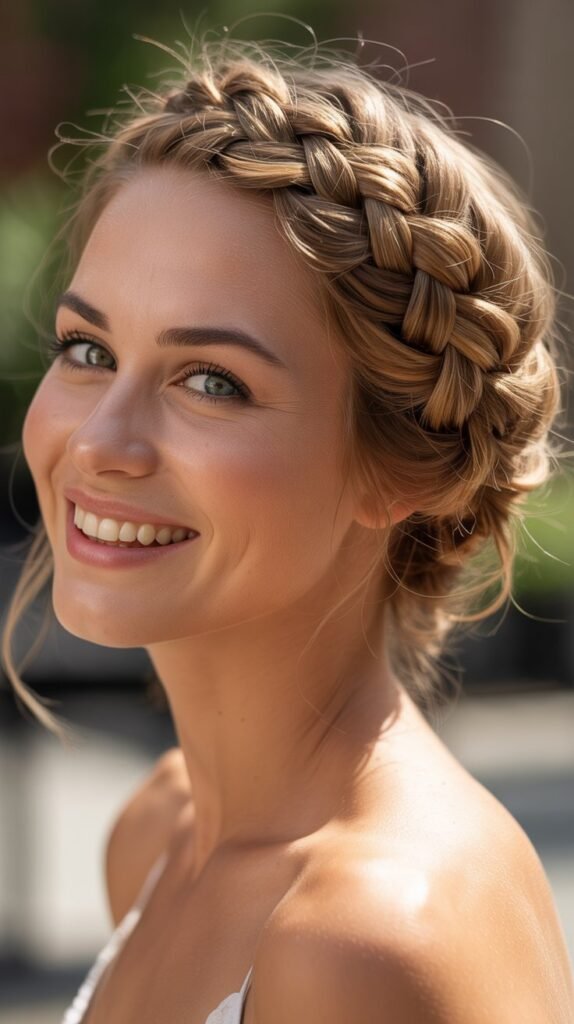  Dutch Crown Braid