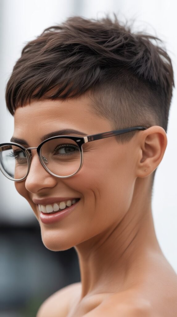 Pixie with Buzzed Sides