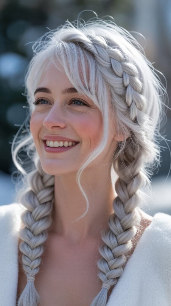  French Braid Pigtails