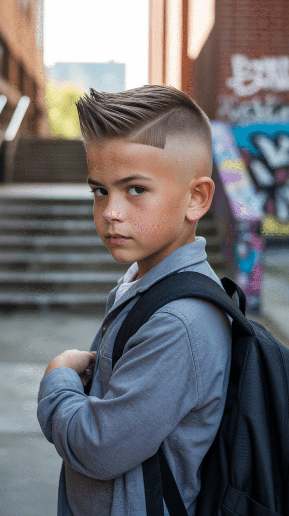 Effortless Mornings: Top 32 School-Ready Boys' Haircuts You'll Love 18 Mohawk Fade