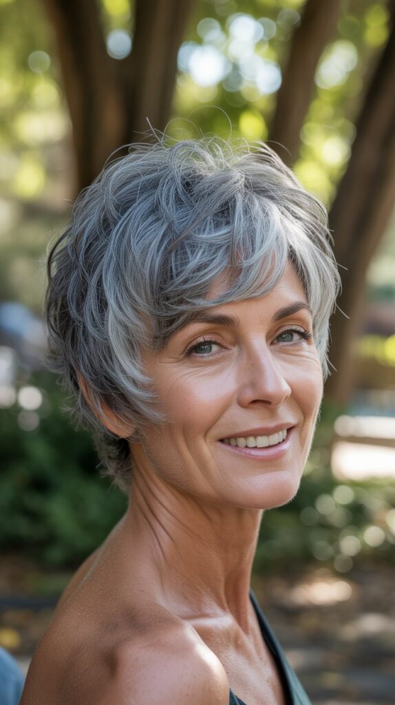 Best 30+ Short Hairstyles for Women Over 60 That Will Turn Heads 11 . The Textured Crop