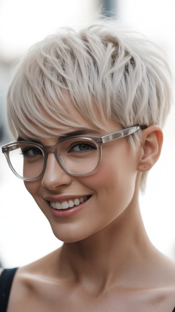 Platinum Blonde Pixie