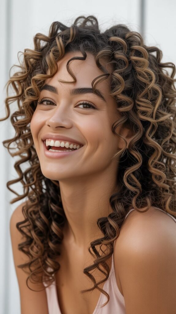 Curly Bantu Knot-Out Style