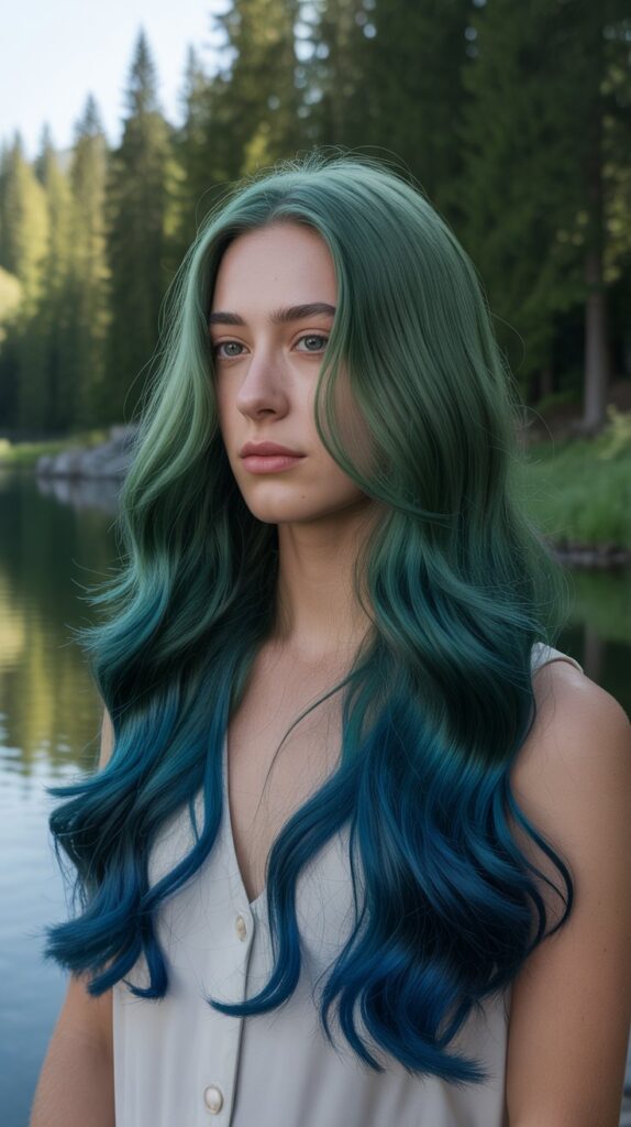 Forest Green and Ocean Blue Nature-Inspired