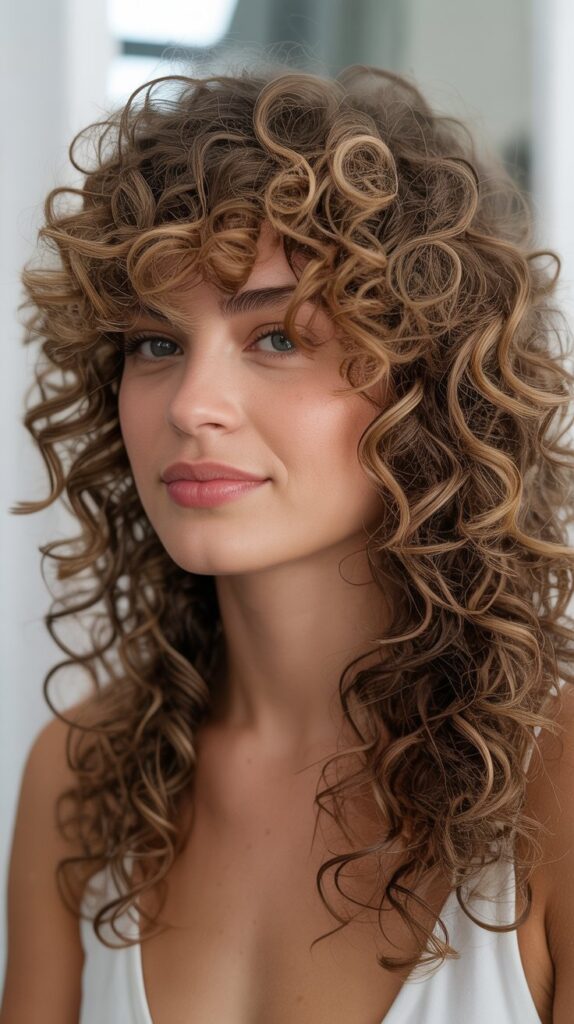 Long Hair with Curly Layers