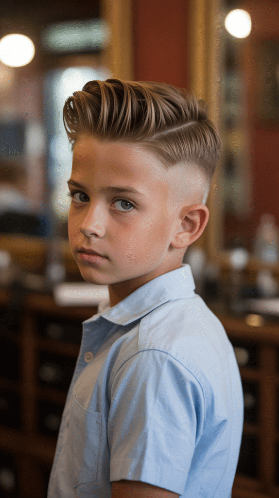 Effortless Mornings: Top 32 School-Ready Boys' Haircuts You'll Love 21 Pompadour (Youth Version)