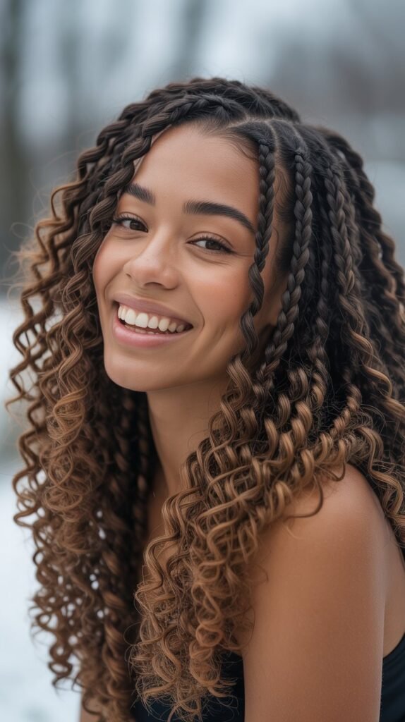 Crochet Braids with Curly Hair