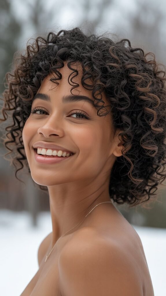Wash-and-Go with Defined Curls