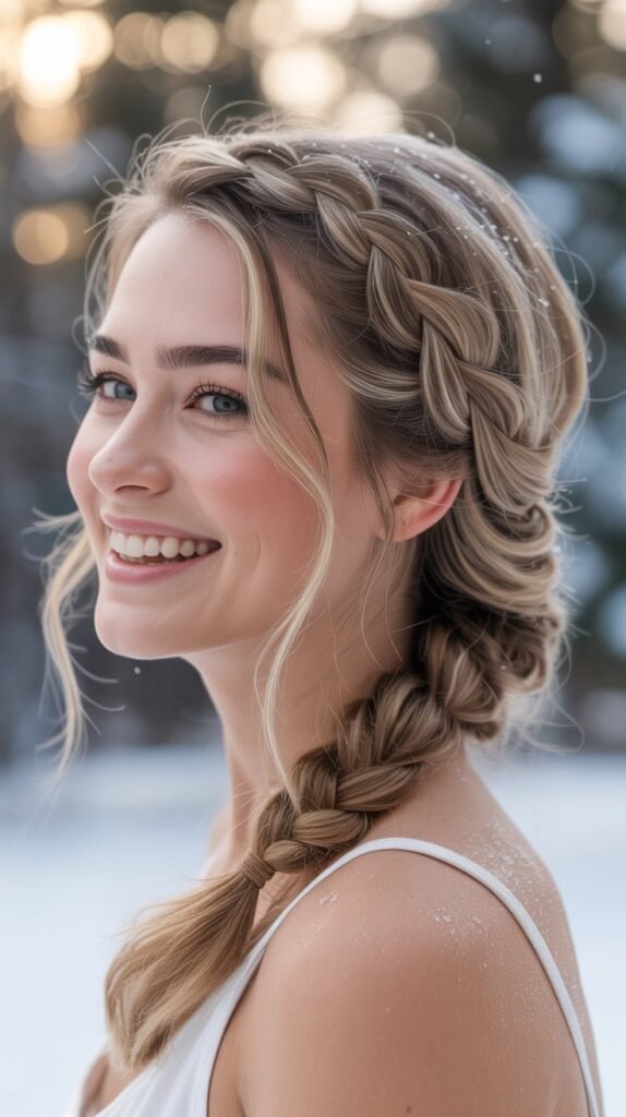  Braided Low Ponytail