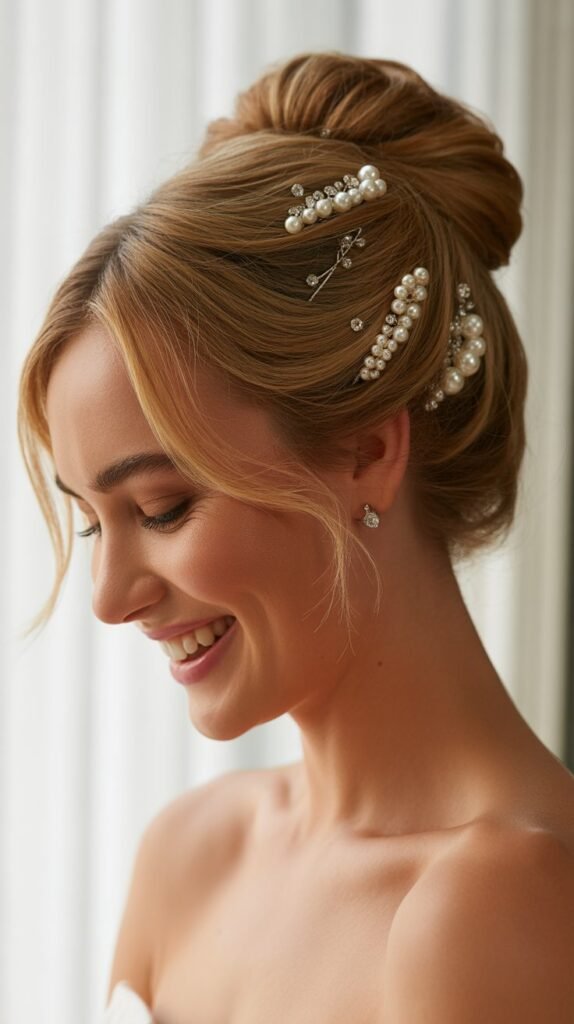 French Twist with Embellishments