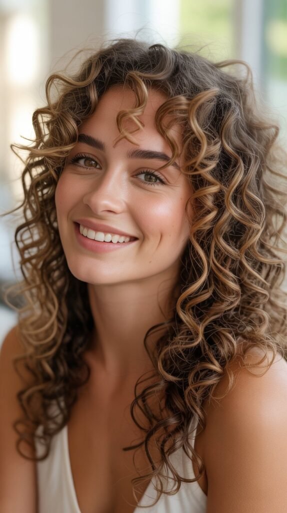 Voluminous Curly Layers