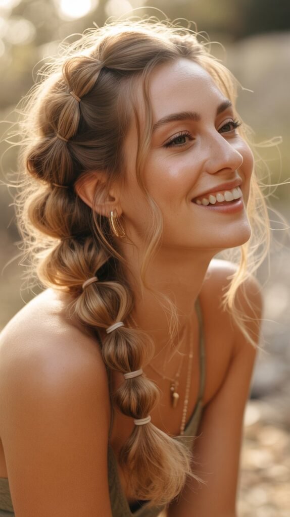Boho Bubble Braid