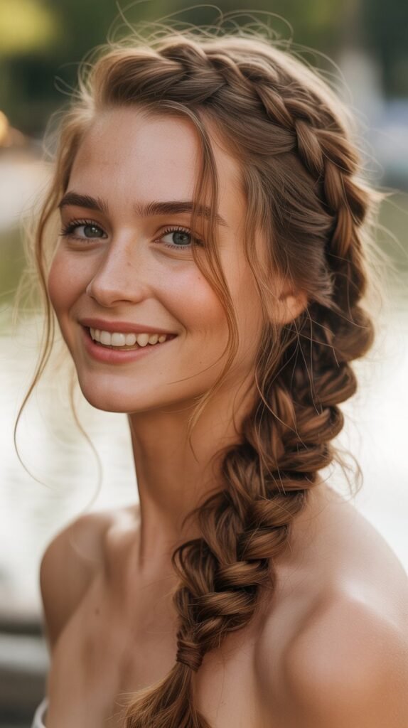 Messy Fishtail Braid