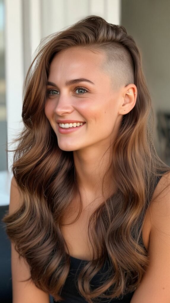 Long Hair with Undercut