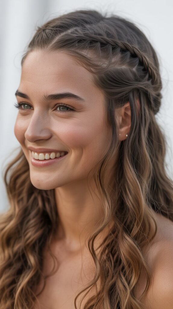 Braided Half-Up Half-Down