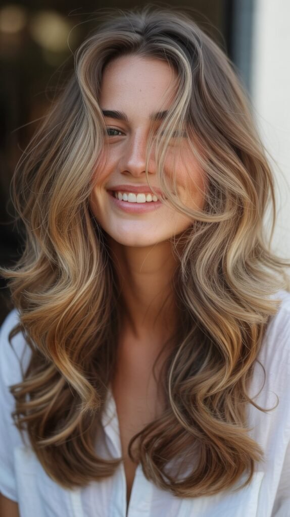 Long Boho Layers with Waves