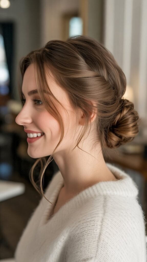Twisted Low Chignon